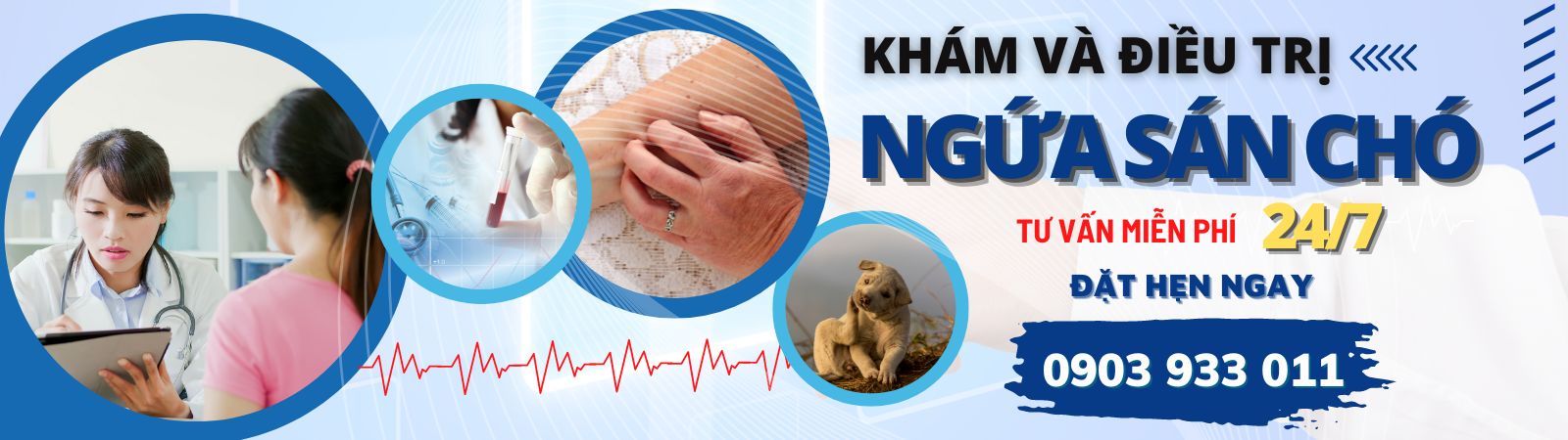 MS 015 GÓI KHÁM BỆNH NGỨA VÀ NHIỄM GIUN ĐŨA CHÓ